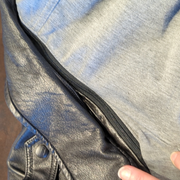 Levi's faux leather utility jacket L - Picture 10 of 10